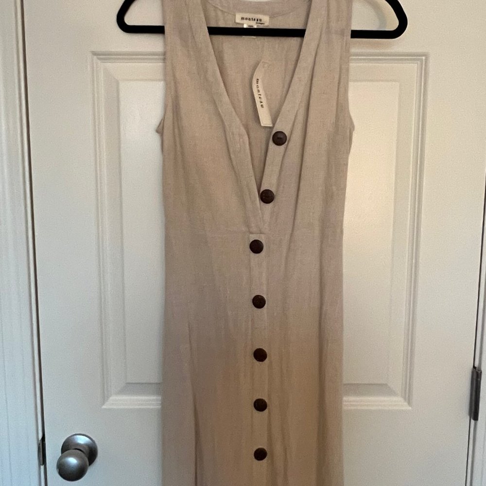 Beige Midi Dress